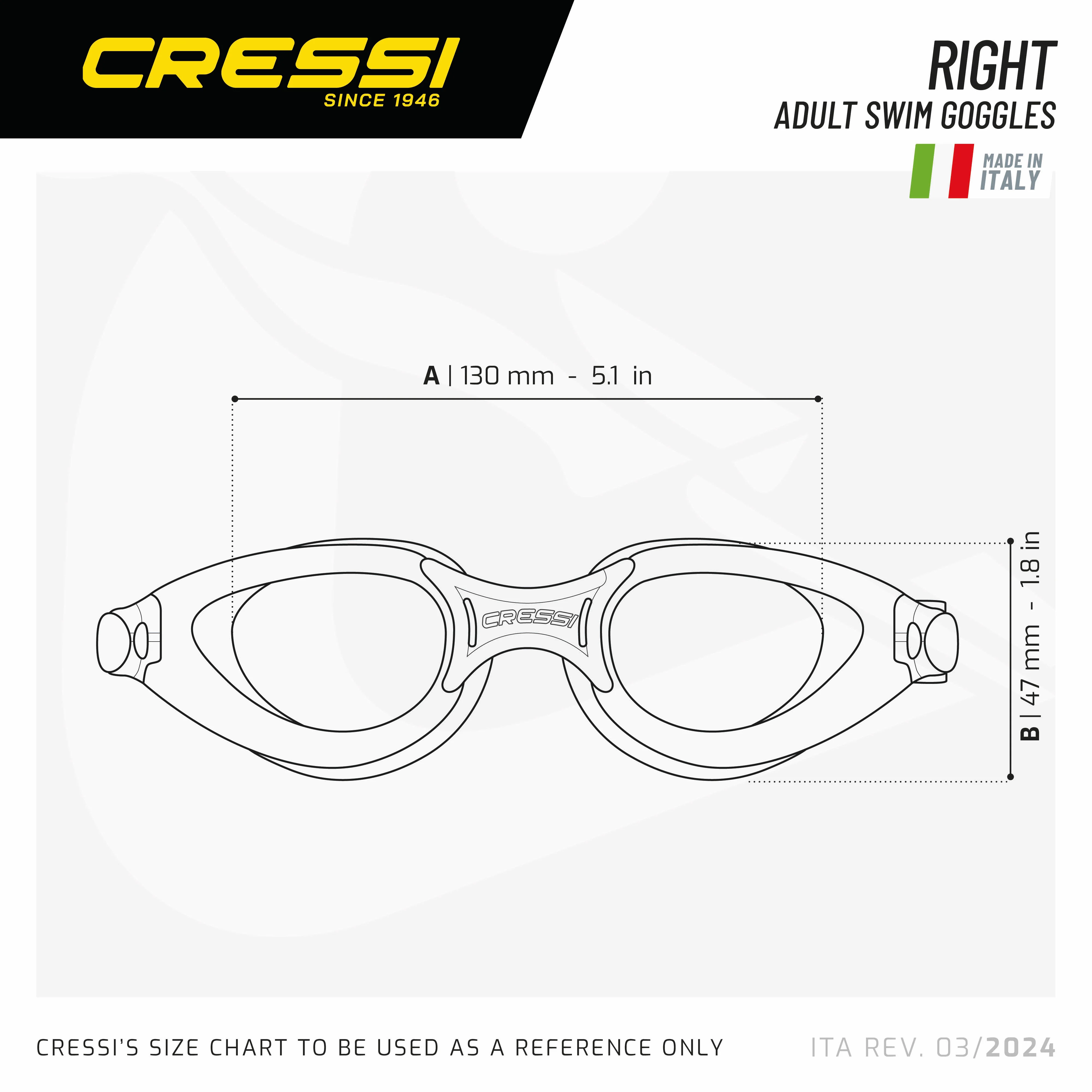 Cressi Right Swim Goggles - Image 2