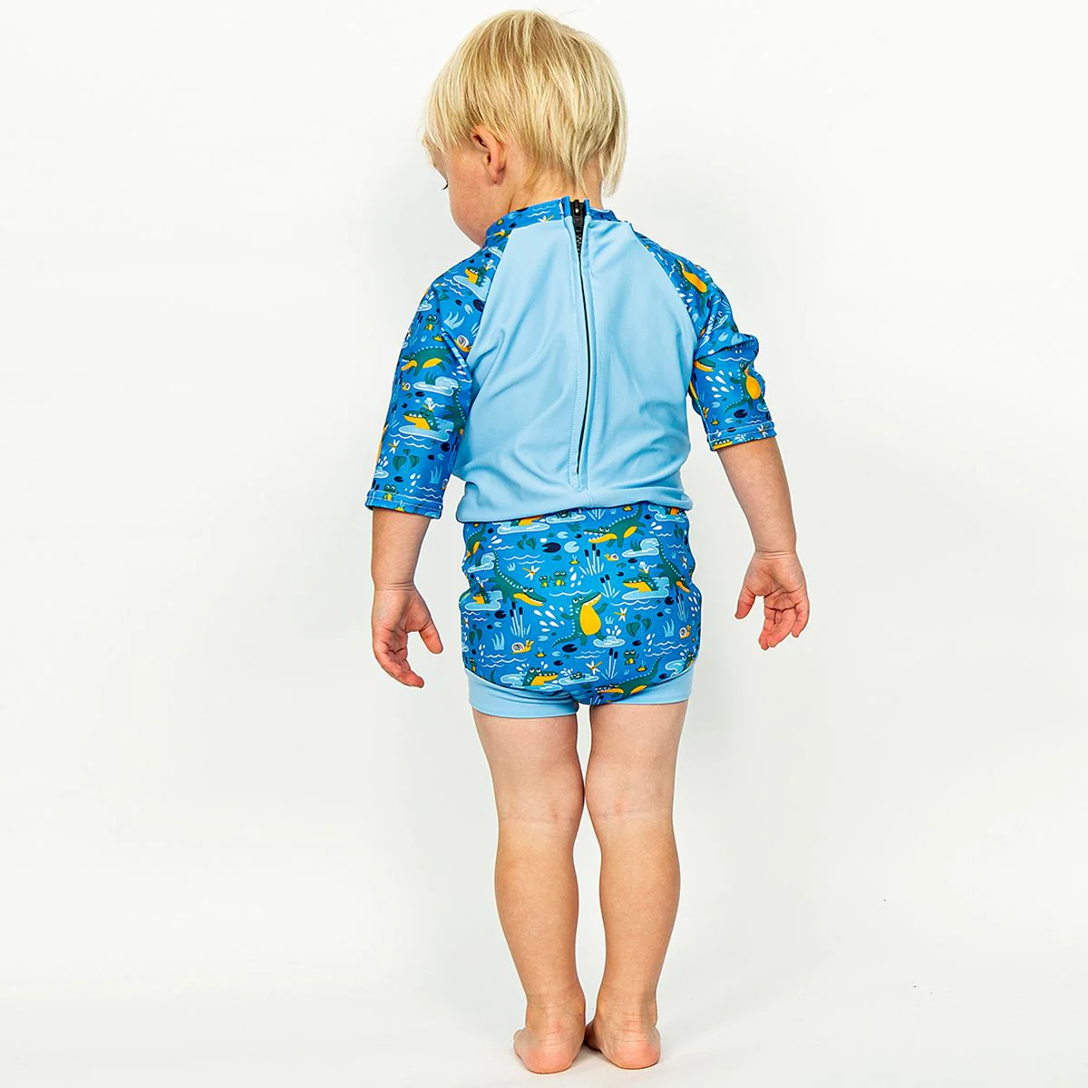 Crocodile Swamp Happy Nappy Sunsuit - Image 5