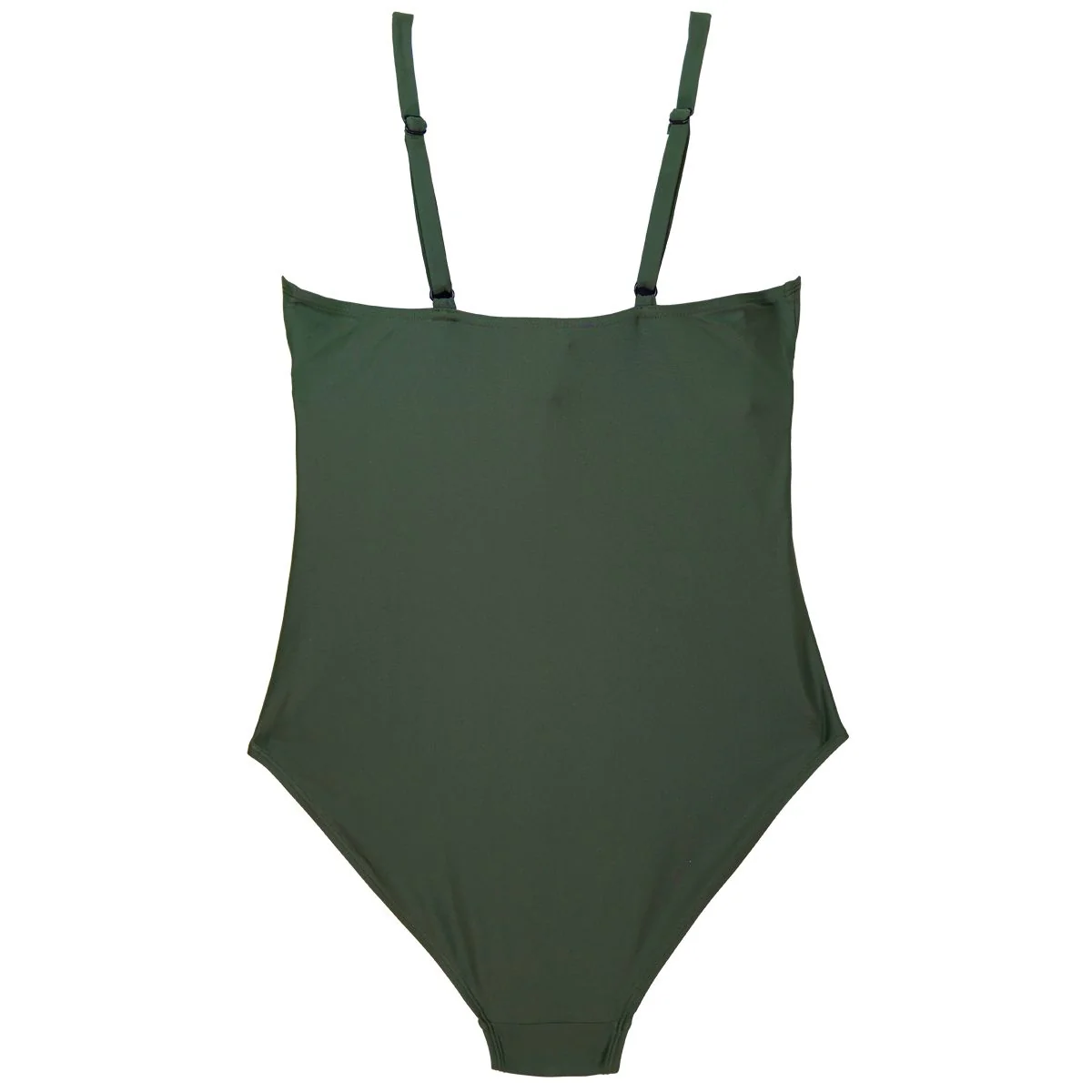 Ladies Swimming Costume Tummy Control Forest Green - Image 2