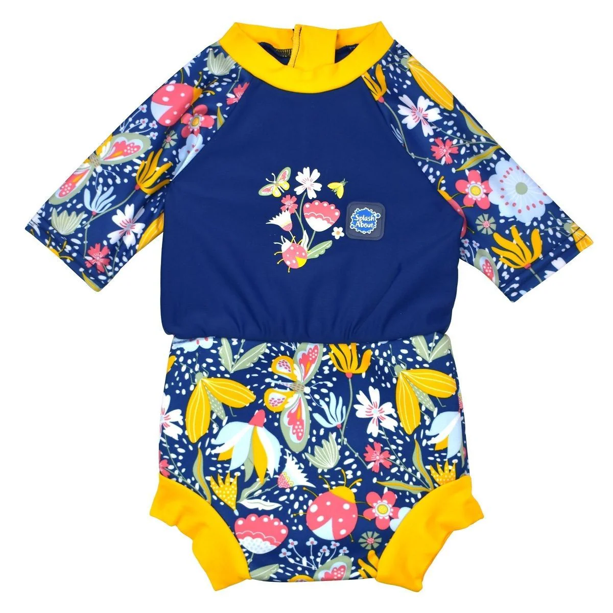 Garden Delight Happy Nappy Sunsuit