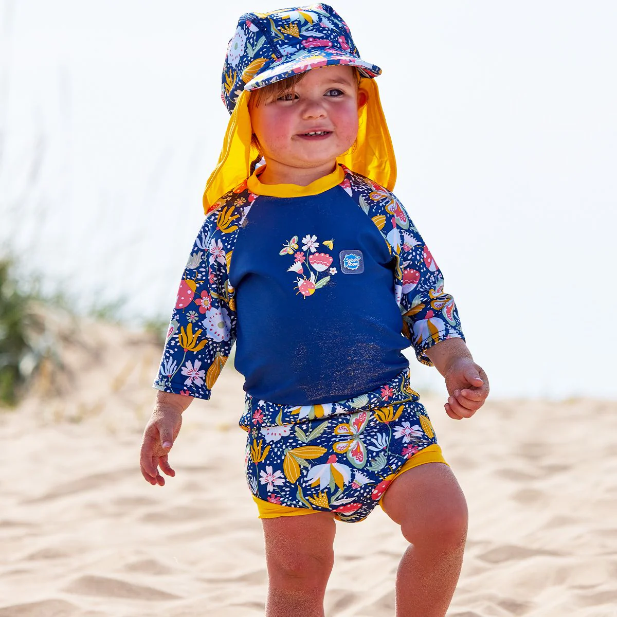 Garden Delight Happy Nappy Sunsuit - Image 3