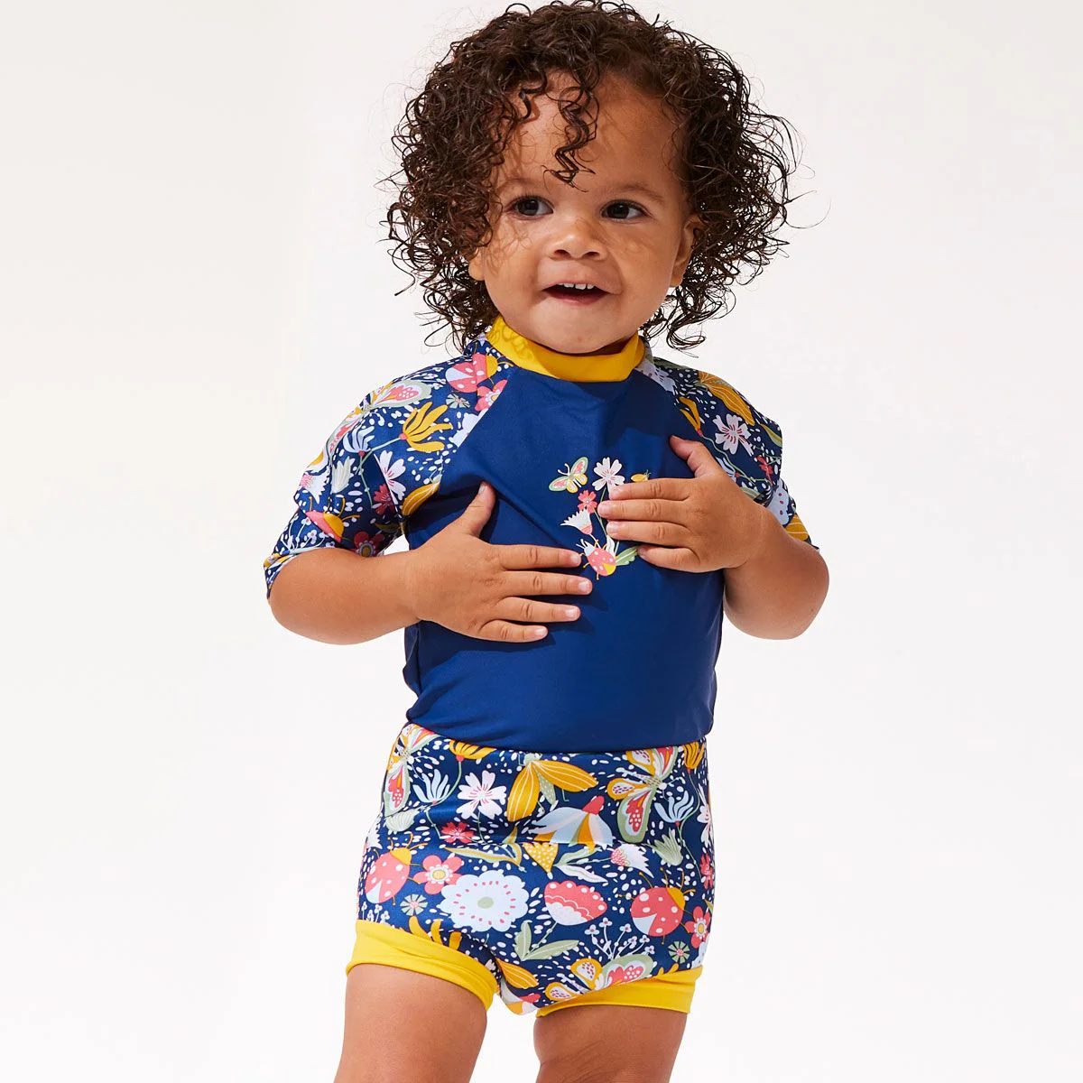 Garden Delight Happy Nappy Sunsuit - Image 5
