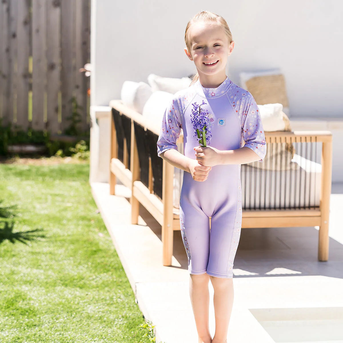 Lilac Spring UV Sun and Sea Wetsuit - Image 3