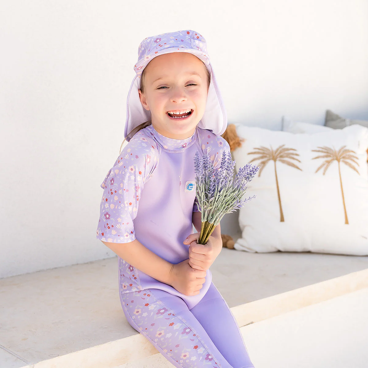 Lilac Spring UV Sun and Sea Wetsuit - Image 4