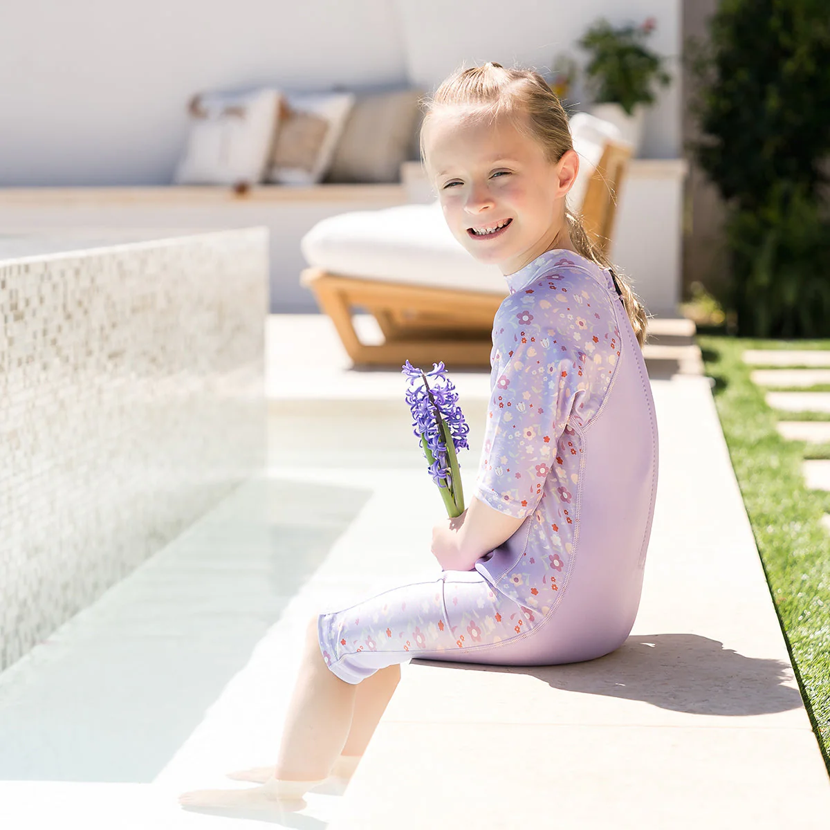 Lilac Spring UV Sun and Sea Wetsuit - Image 5