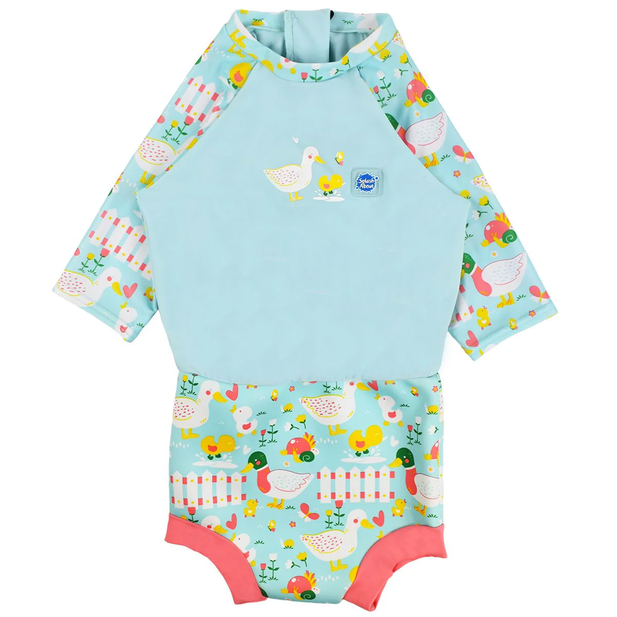 Little Ducks Happy Nappy Sunsuit