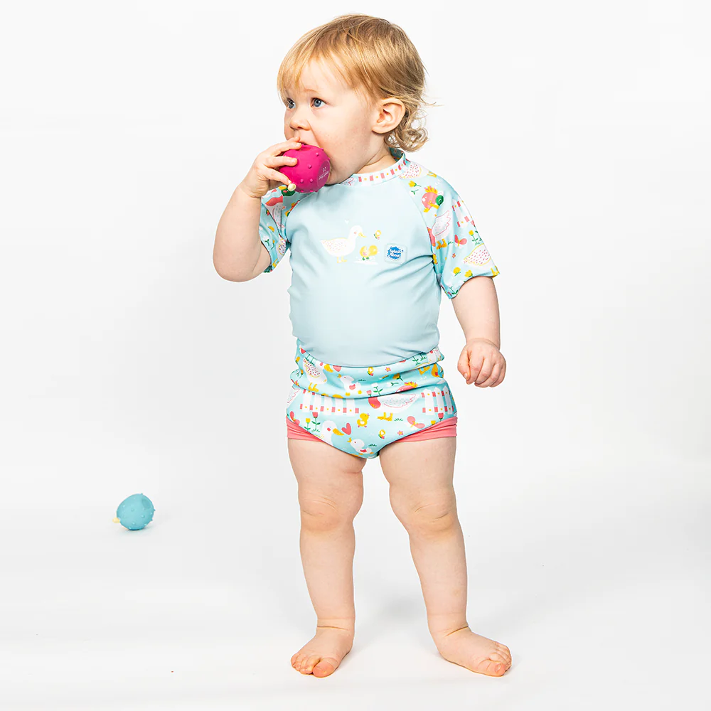 Little Ducks Happy Nappy Sunsuit - Image 7