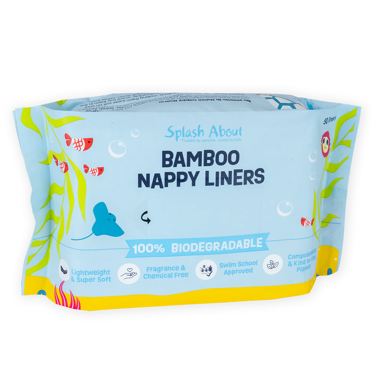 Disposable Nappy Liners 100% Biodegradable (Pack of 50)
