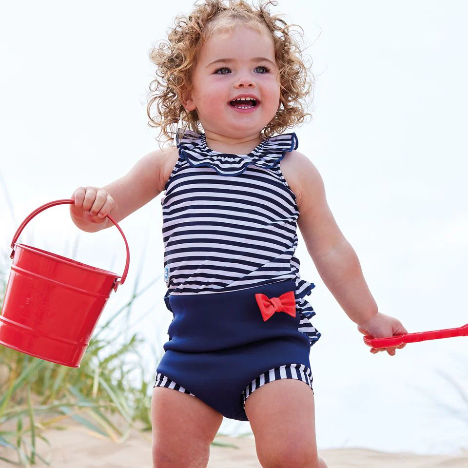New Nautical Happy Nappy Costume (Frills and Bows) - Image 6