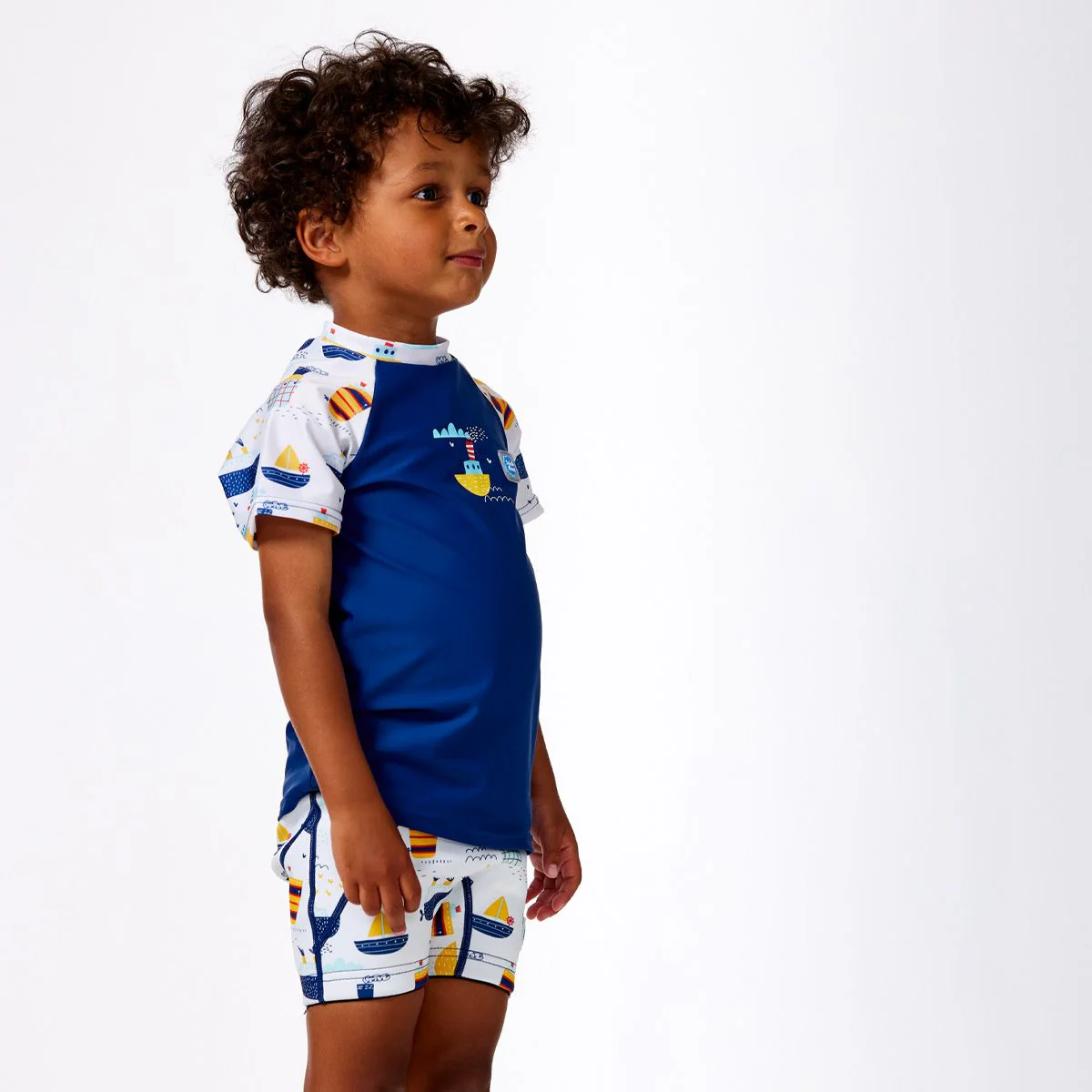 Tug Boats UV Short Sleeve Rash Top - Image 4