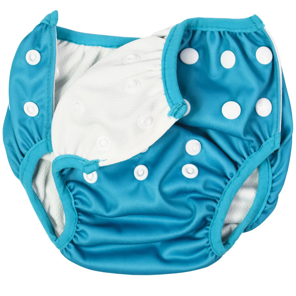 Size Adjustable Blue Under Nappy Wrap - Image 3