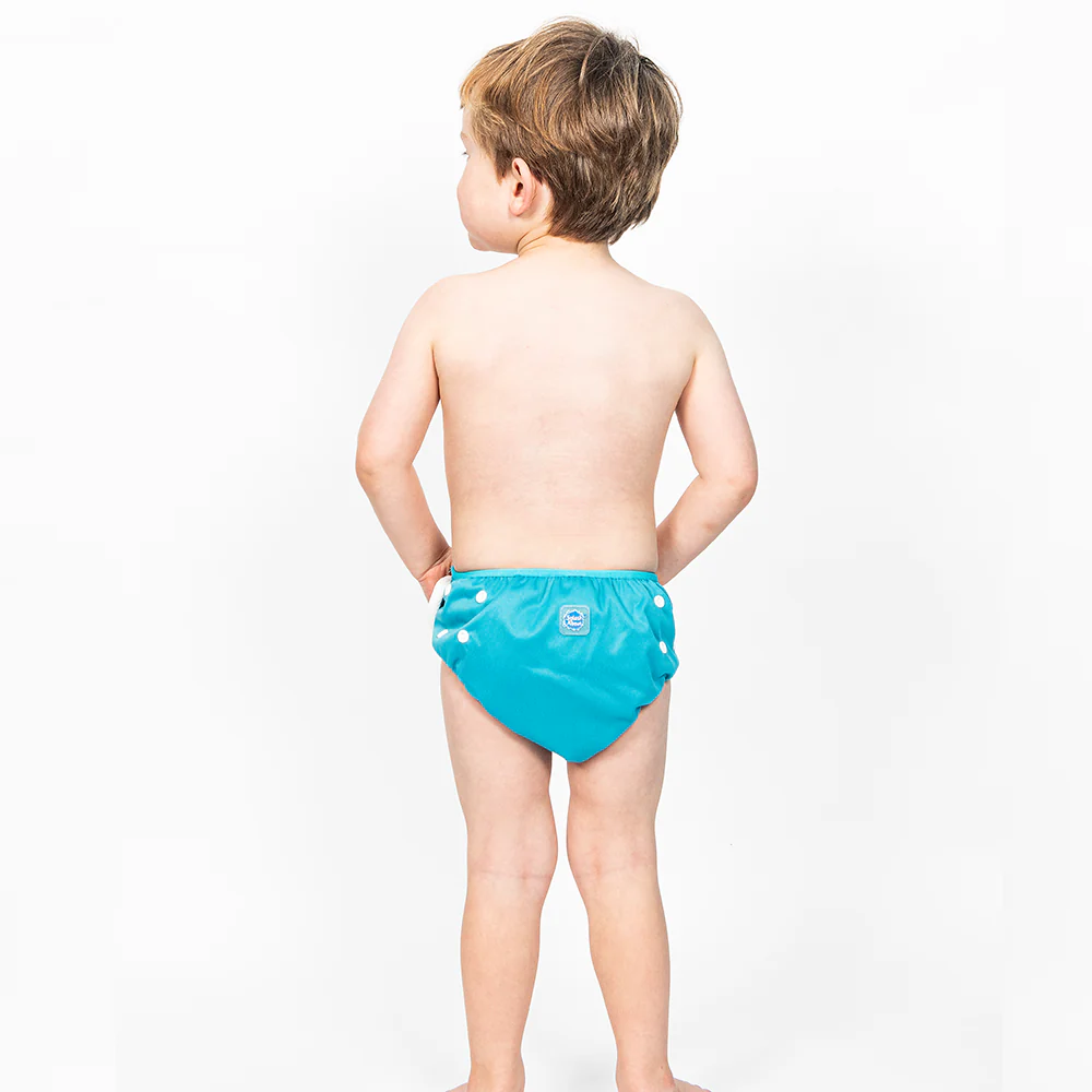 Size Adjustable Blue Under Nappy Wrap - Image 5