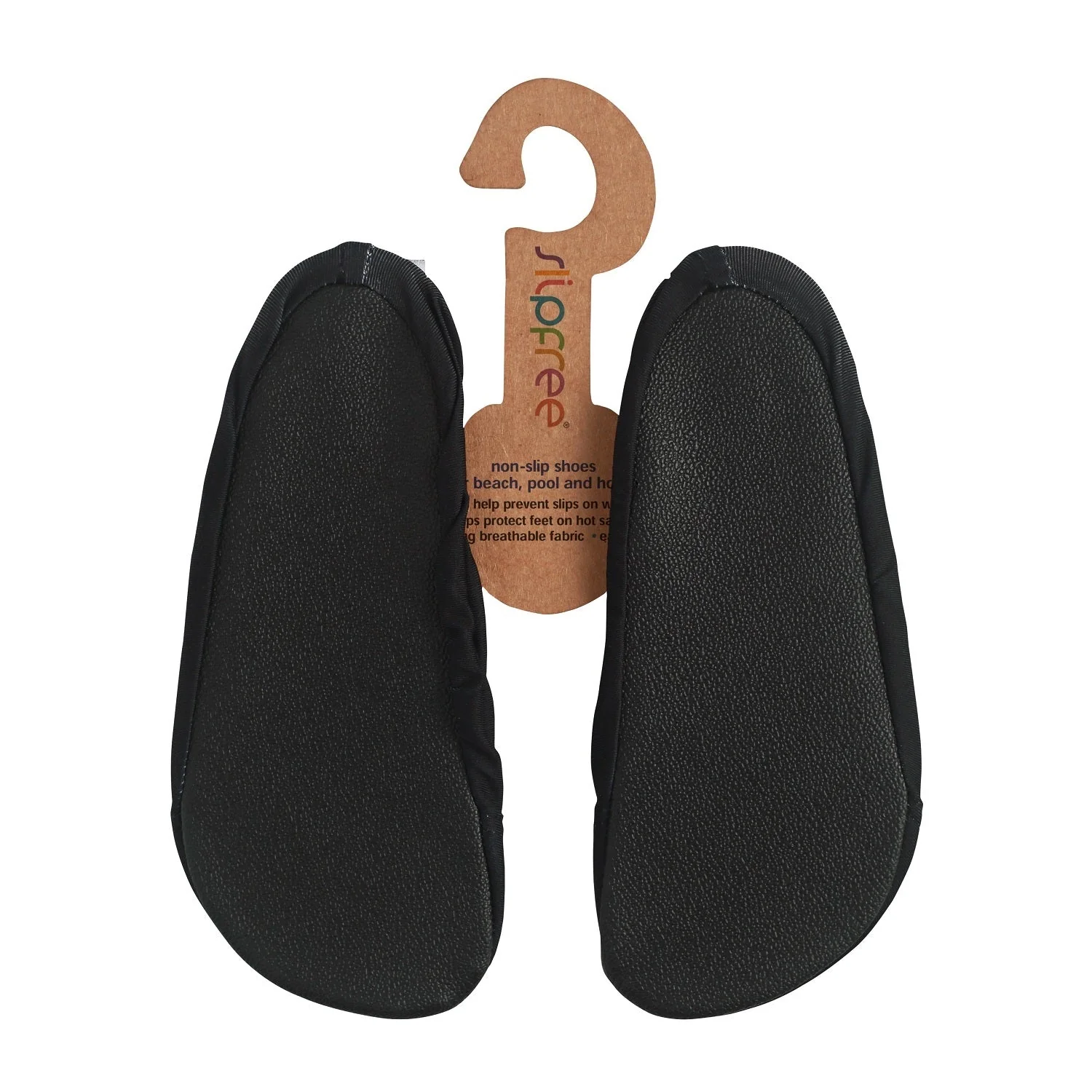 Slipfree Non-slip Shoes Black Print Adult & Older Children - Image 2