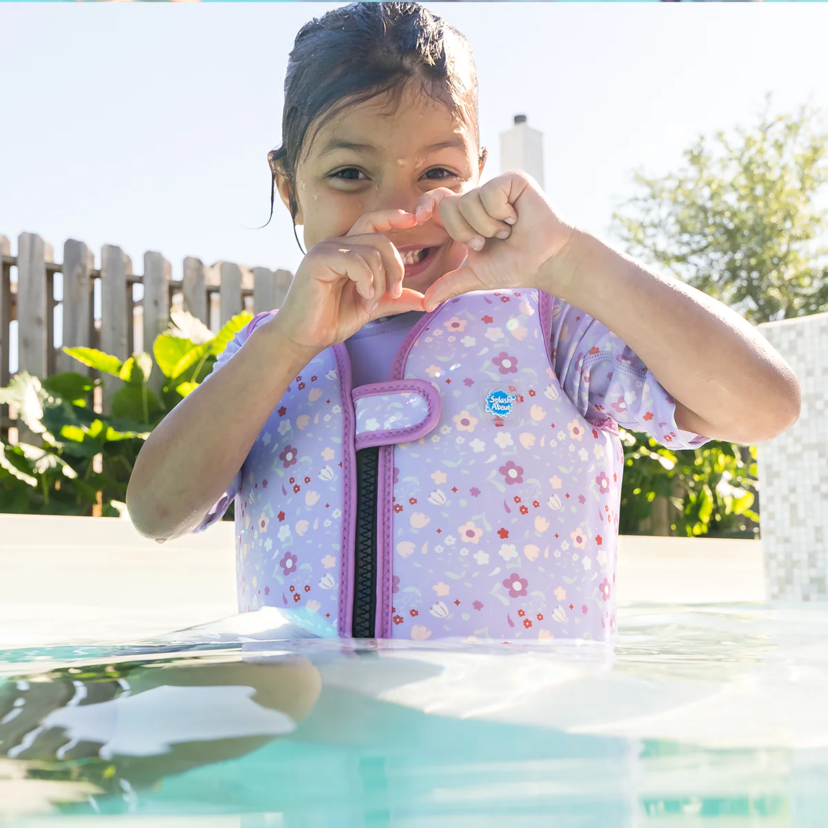 Lilac Spring Go Splash Swim Vest - Image 2