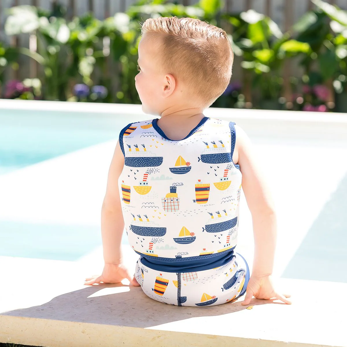 Tug Boats Go Splash Swim Vest - Image 5