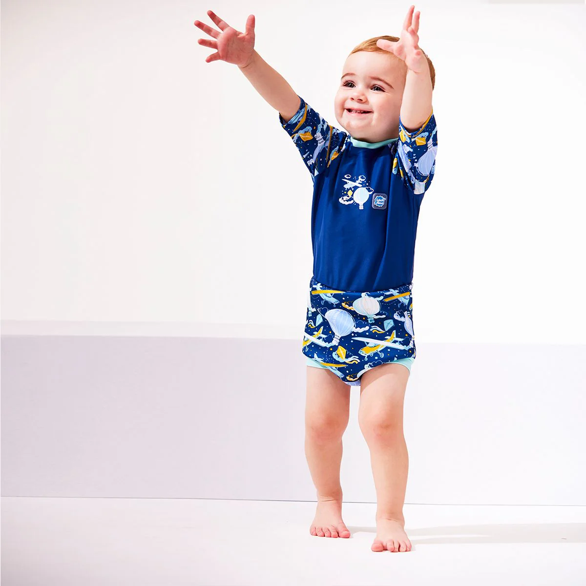 Up in the Air Happy Nappy Sunsuit - Image 4