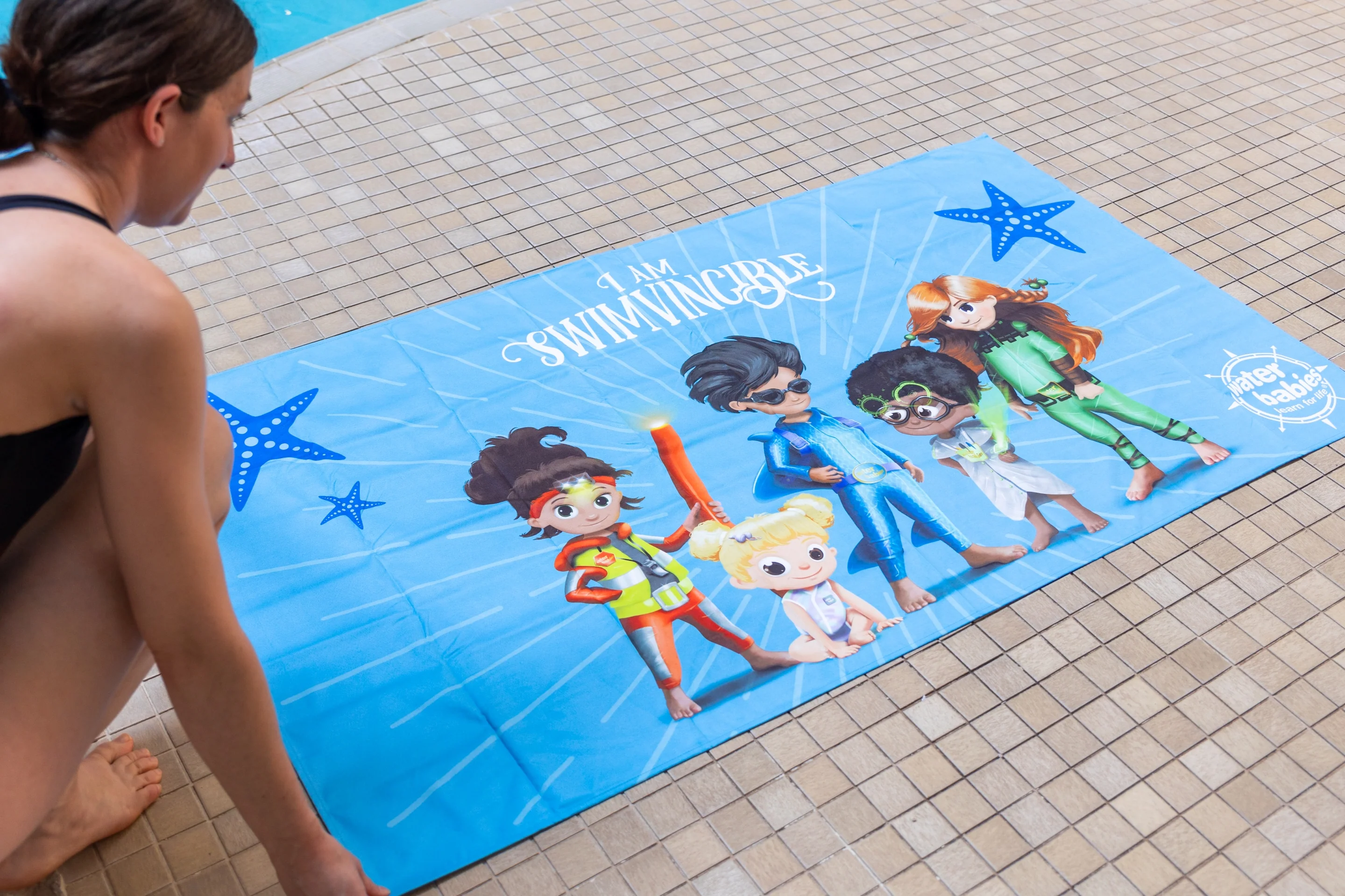 Water Babies x Dock & Bay I Am Swimvincible Pool & Beach Towel (160x90cm) - Image 10