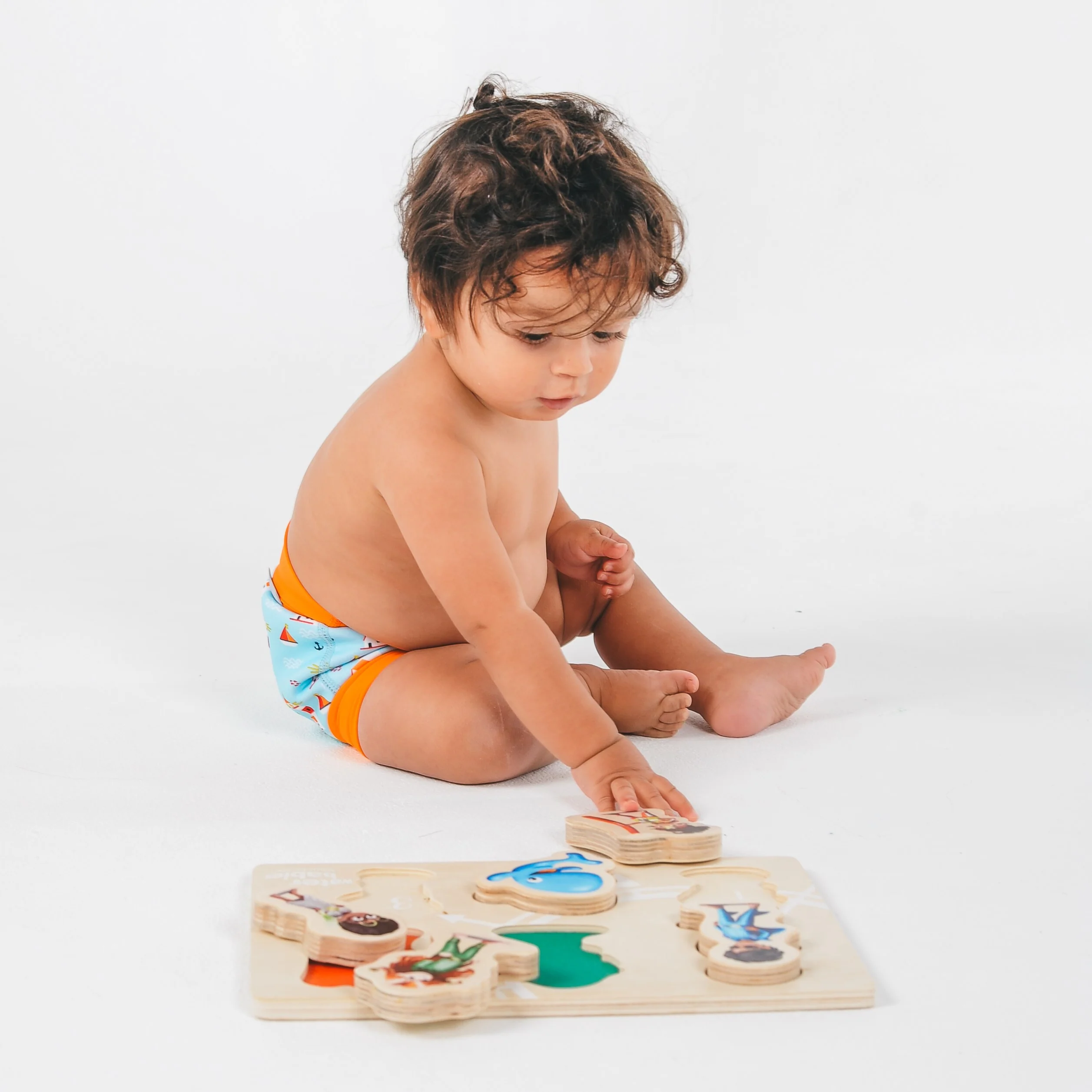 Water Babies Swimvincibles Chunky Wooden Puzzle (6 Pieces) - Image 8